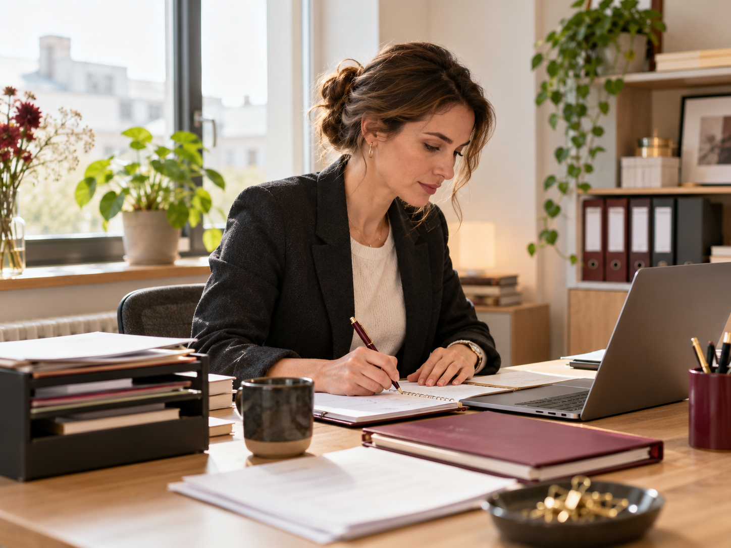 Geconcentreerd werken aan een warme kantoorplek